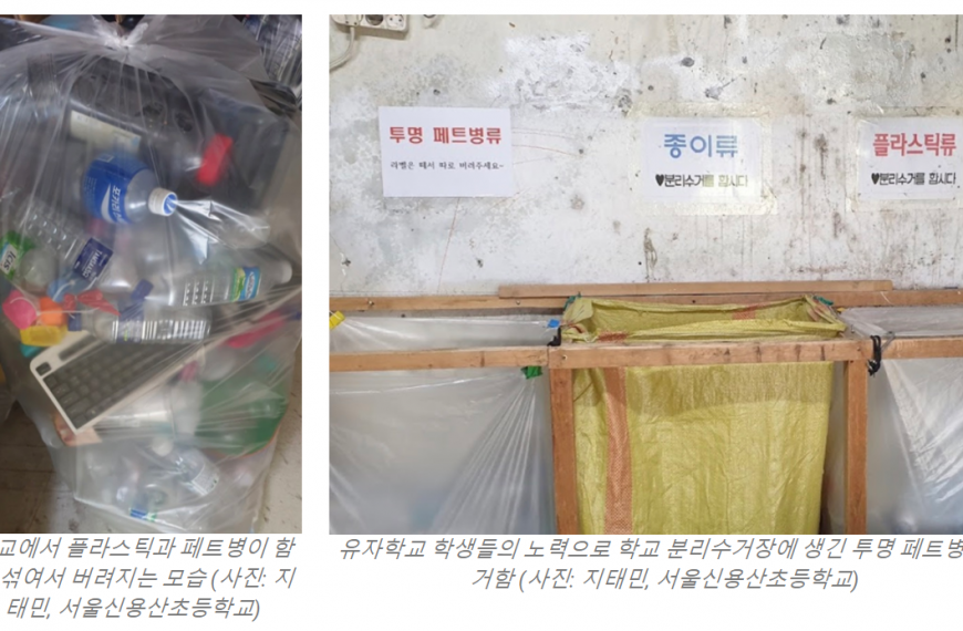 [참여] 학교 재활용품 분리배출 현황 조사